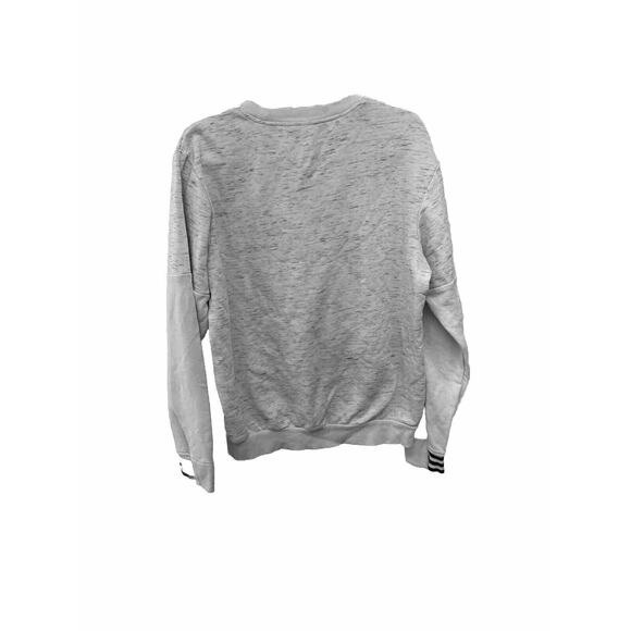 Mens Adidas Size Medium For Creators Only Sweat Shirt Longsleeve Heather White - Picture 4 of 6